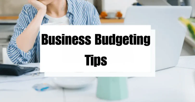 business budgeting tips